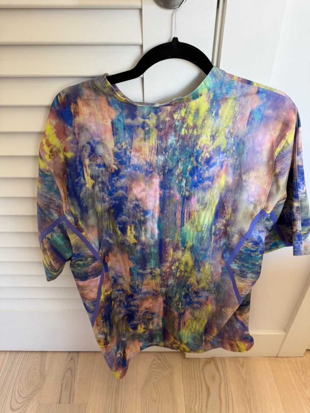 lululemon Hike Overshirt Multicolor Print Men's L Short Sleeve